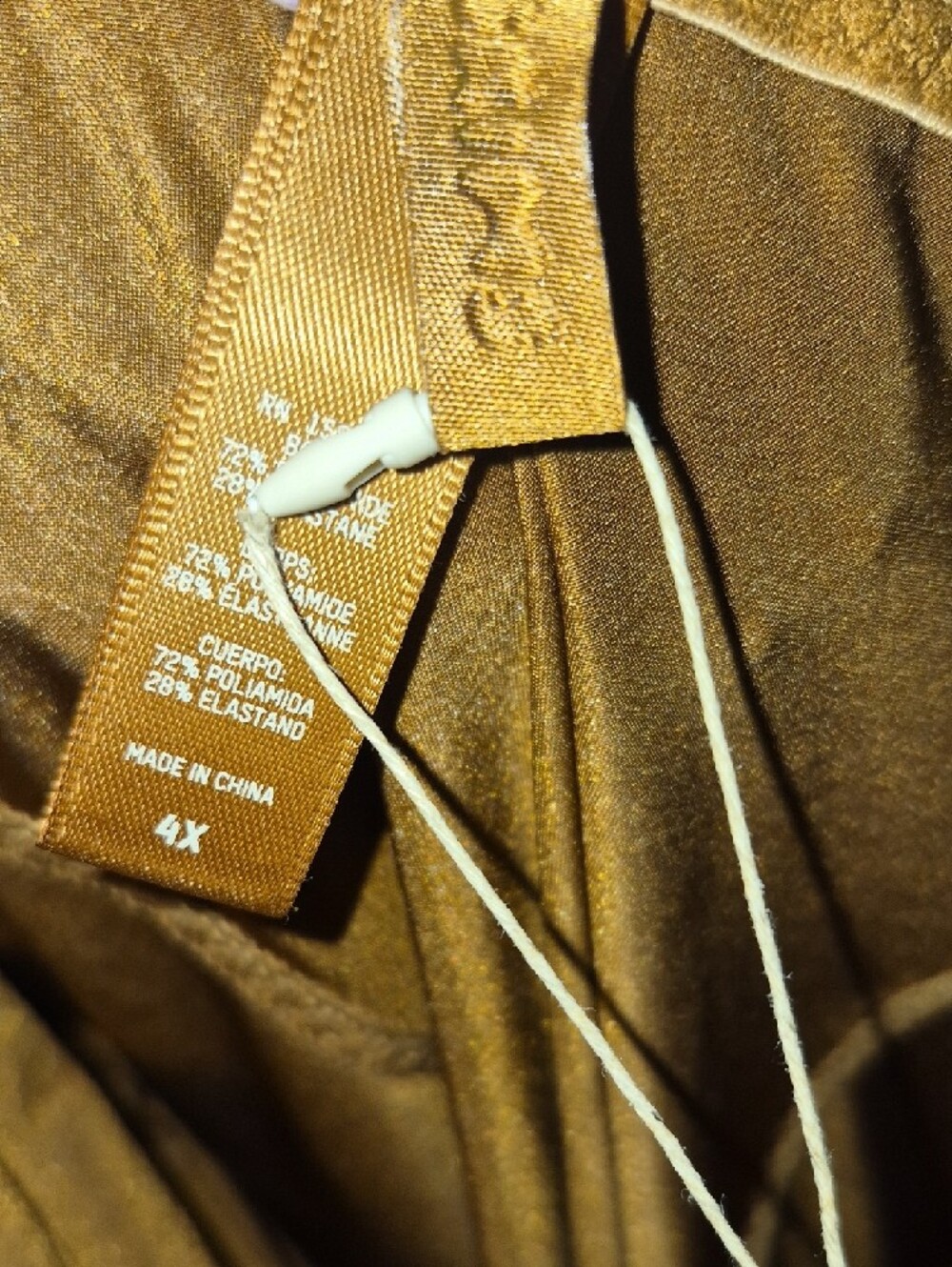 Skims 4x Corset Slip Dress in Bronze - Picture 3 of 4